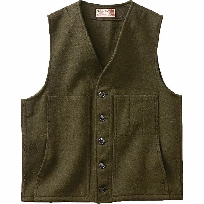 Filson Men's Mackinaw Wool Vest 2 Filson Men's Mackinaw Wool Vest - Image 2