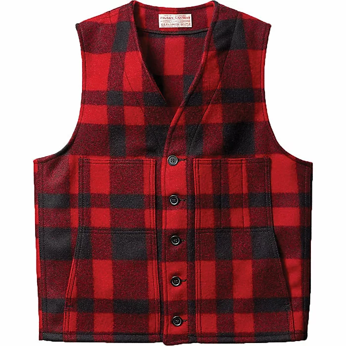 Filson Men's Mackinaw Wool Vest 4 Filson Men's Mackinaw Wool Vest - Image 4
