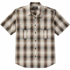 Filson Men's Short Sleeve Feather Cloth Shirt -Royal Robbins Sales 10335804x1192255 zm