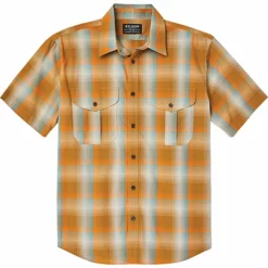 Filson Men's Short Sleeve Feather Cloth Shirt