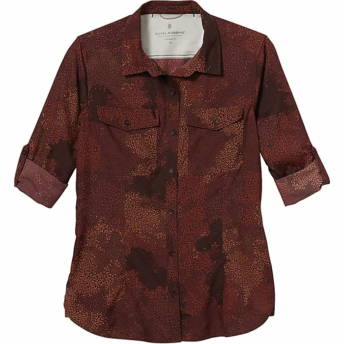 Royal Robbins Women's Expedition Print LS Shirt 6 Royal Robbins Women's Expedition Print LS Shirt - Image 6