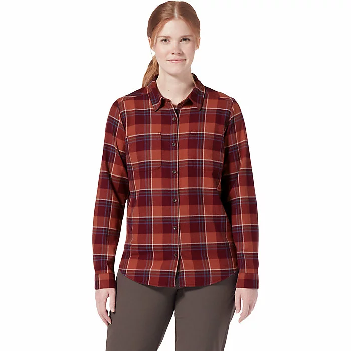 Royal Robbins Women's Lieback Organic Cottle LS Flannel 1 Royal Robbins Women's Lieback Organic Cottle LS Flannel