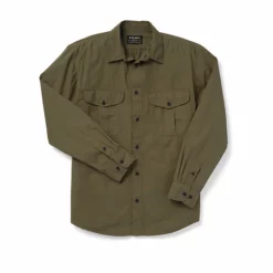 Filson Men's Washed Feather Cloth Shirt