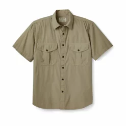 Filson Men's Washed SS Feather Cloth Shirt -Royal Robbins Sales 10522862x1168385 zm