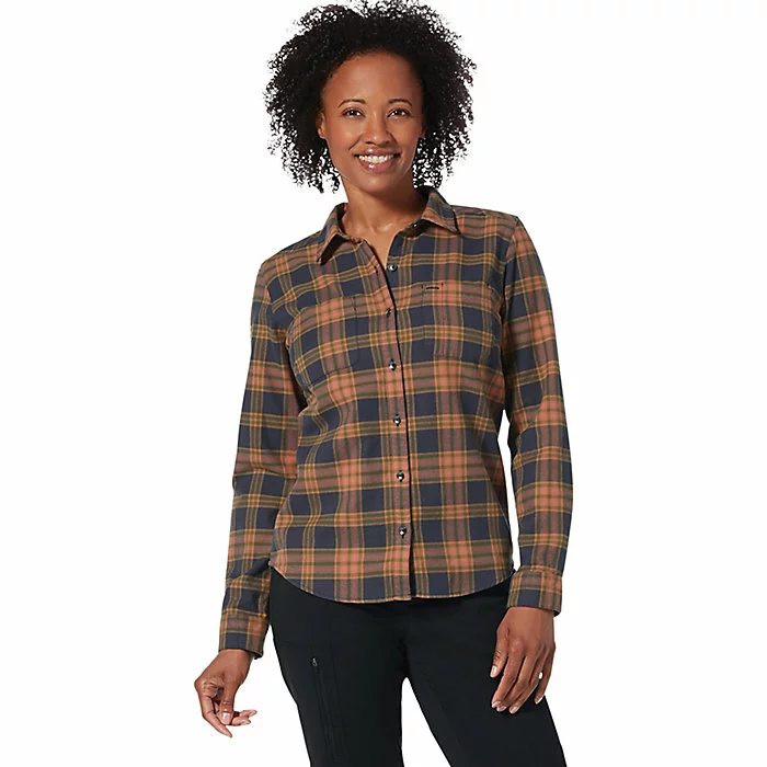 Royal Robbins Women's Lieback Organic Cotton Flannel LS Shirt 3 Royal Robbins Women's Lieback Organic Cotton Flannel LS Shirt - Image 3