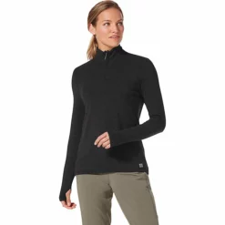 Royal Robbins Women's Venturelayer 200 1/4 Zip LS Top -Royal Robbins Sales 10531722x1108477 zm