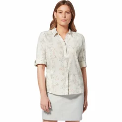 Royal Robbins Women's Expedition II Printed 3/4 Sleeve Shirt