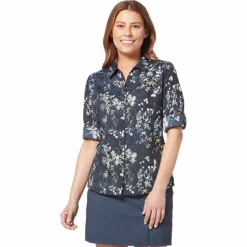 Royal Robbins Women's Expedition II Printed 3/4 Sleeve Shirt 9 Royal Robbins Women's Expedition II Printed 3/4 Sleeve Shirt -Royal Robbins Sales 10557375x1253951 zm