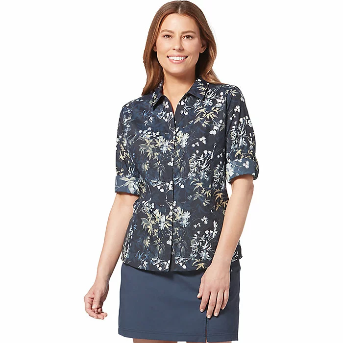 Royal Robbins Women's Expedition II Printed 3/4 Sleeve Shirt 5 Royal Robbins Women's Expedition II Printed 3/4 Sleeve Shirt - Image 5